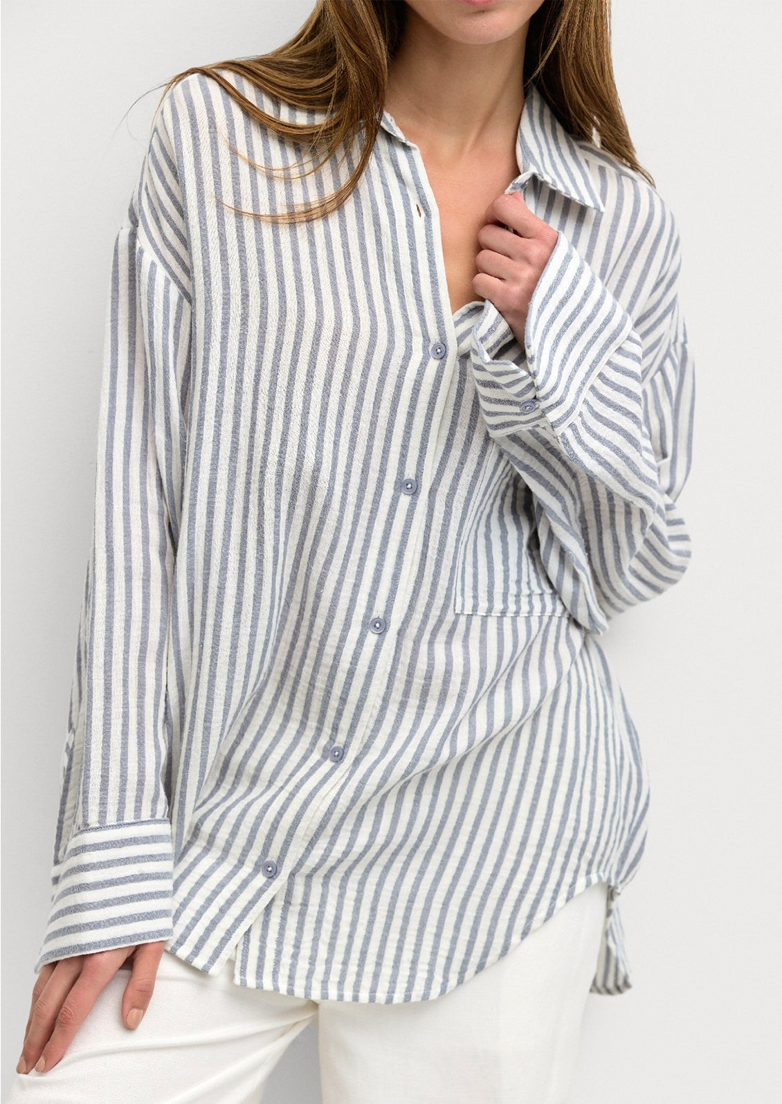 Collins Doublecloth Cotton Shirt