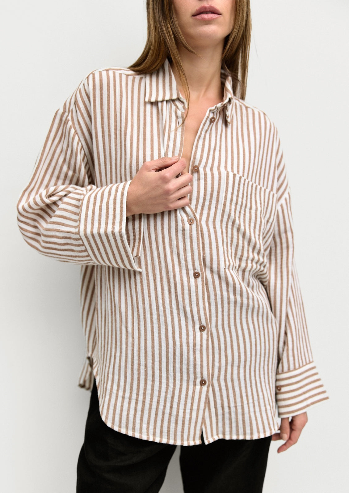 Collins Doublecloth Cotton Shirt