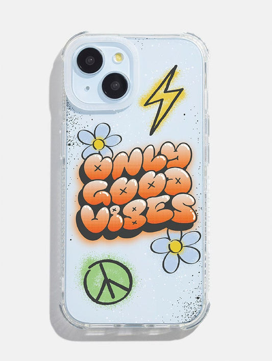 Colourful Only Good Vibes Shock iPhone Case