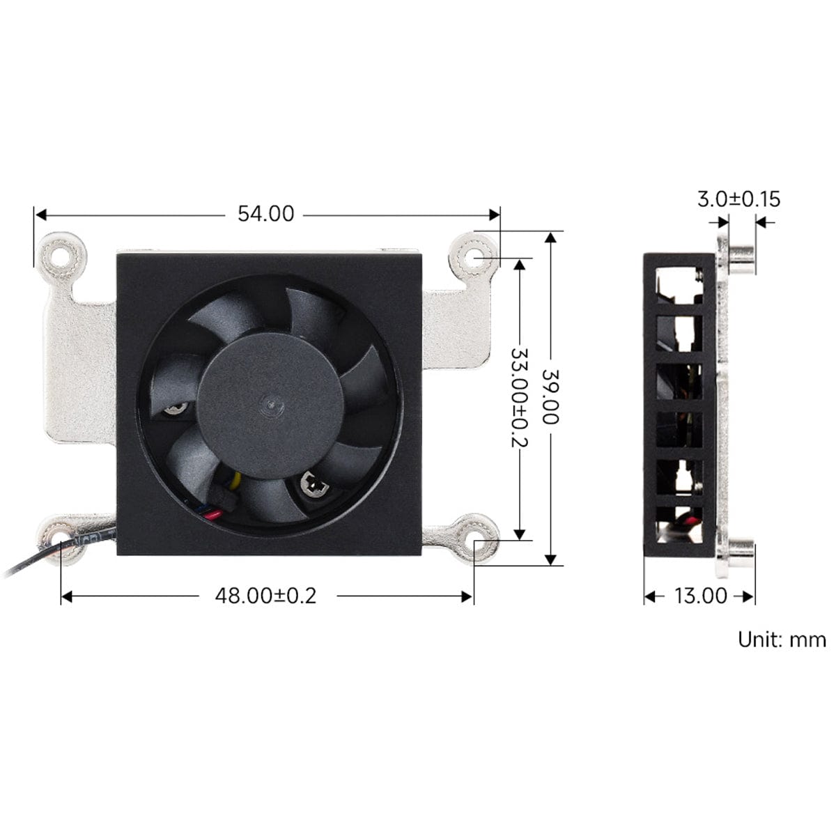 Cooling Fan for Raspberry Pi Compute Module 5