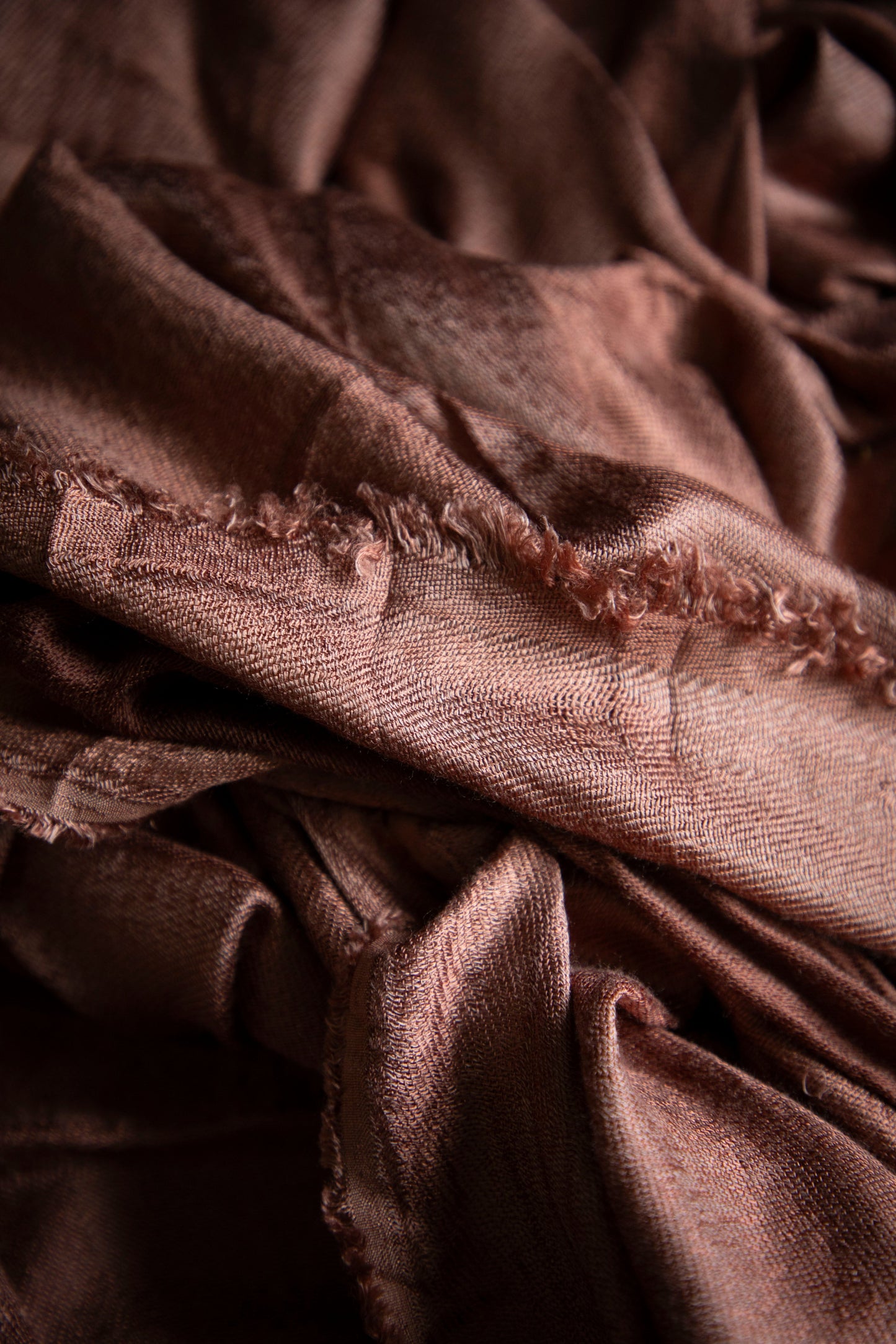 Vegan Silk {100% Plant Based Banana Fabric} / Copper Rose or Champagne
