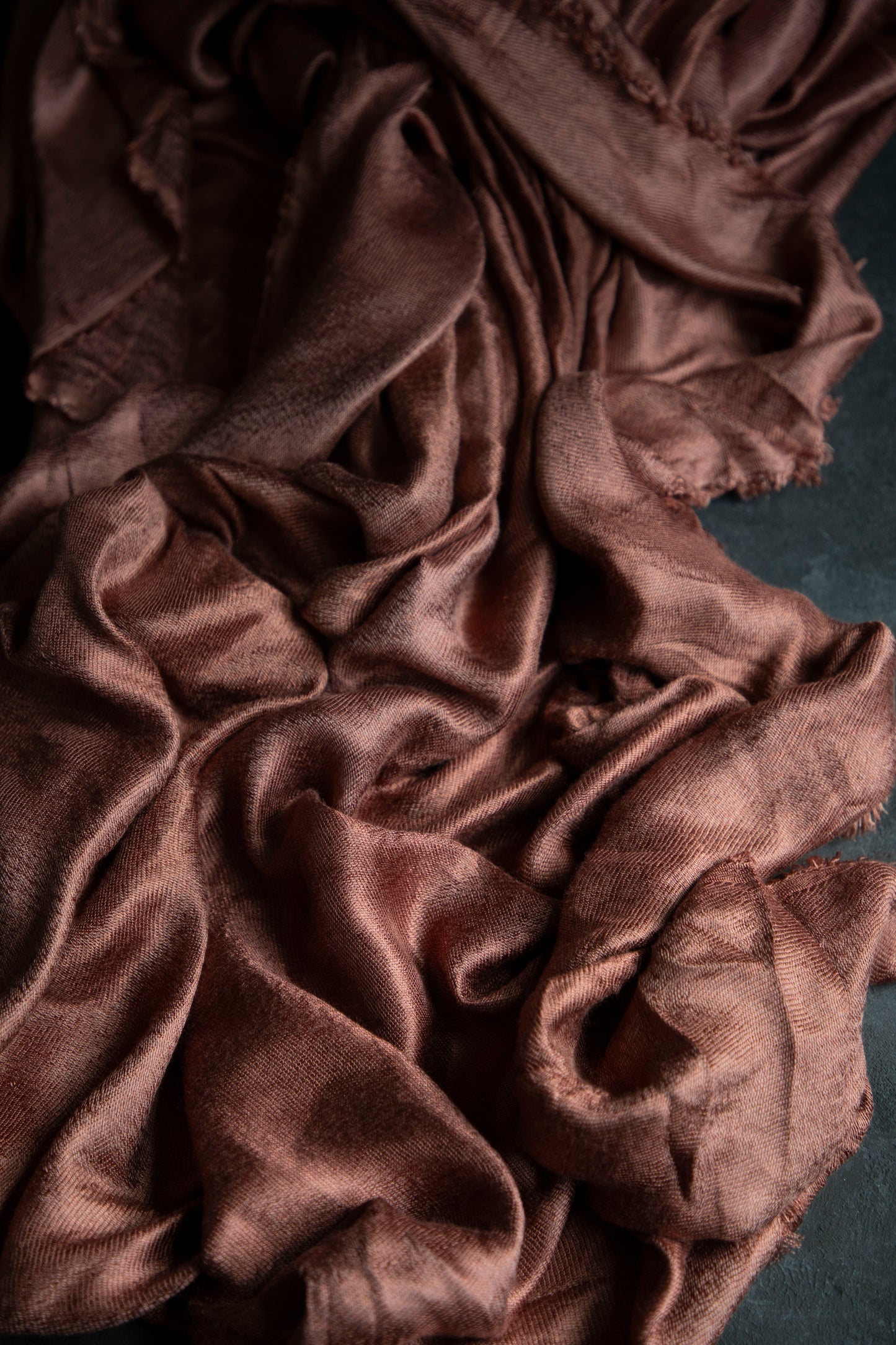 Vegan Silk {100% Plant Based Banana Fabric} / Copper Rose or Champagne