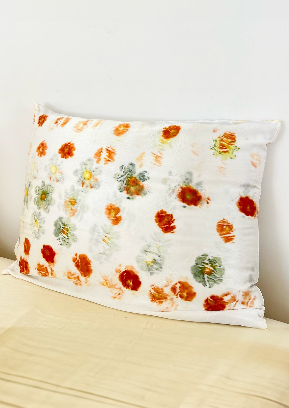 Botanical Dyed Silk Pillowcase