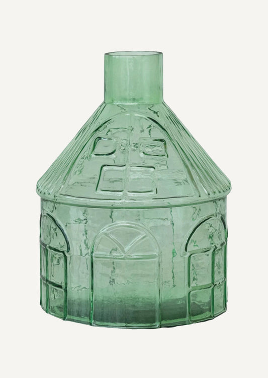 Cottage Glass Vase