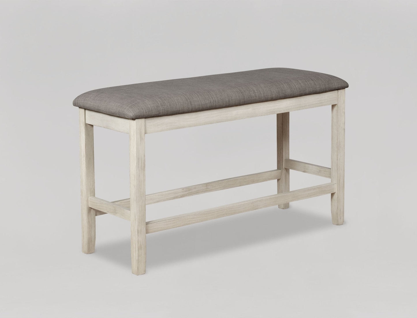 Counter Height Bench with Upholstered Seat