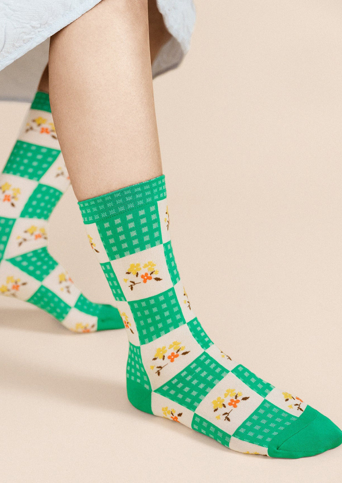 Country Gingham Socks