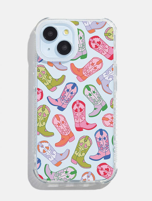 Cowboy Boot Repeat Shock iPhone Case
