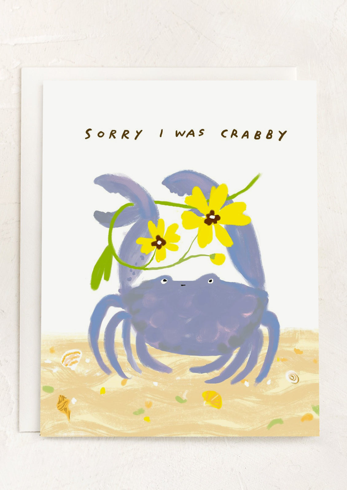 Sorry I Was Crabby Card