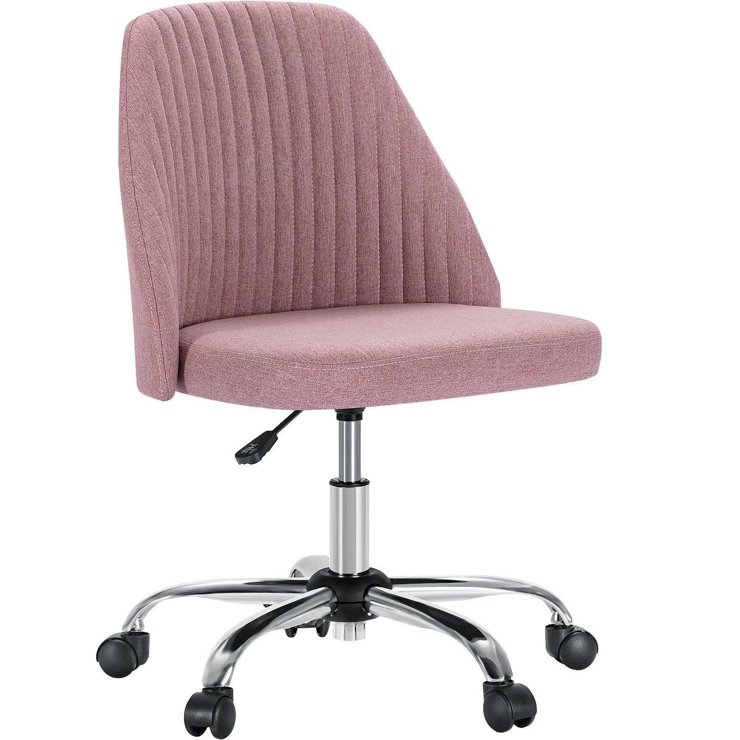 Cradle Home Office Height Adjustable Swivel Armless Chair with Wheels