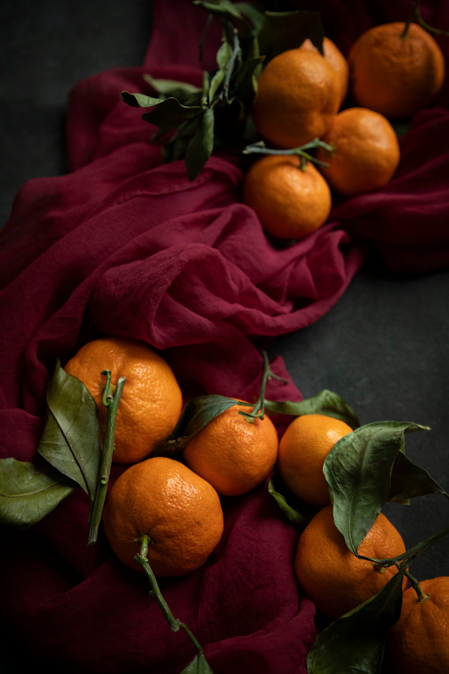 Cranberry {Sheer Silk Runner}