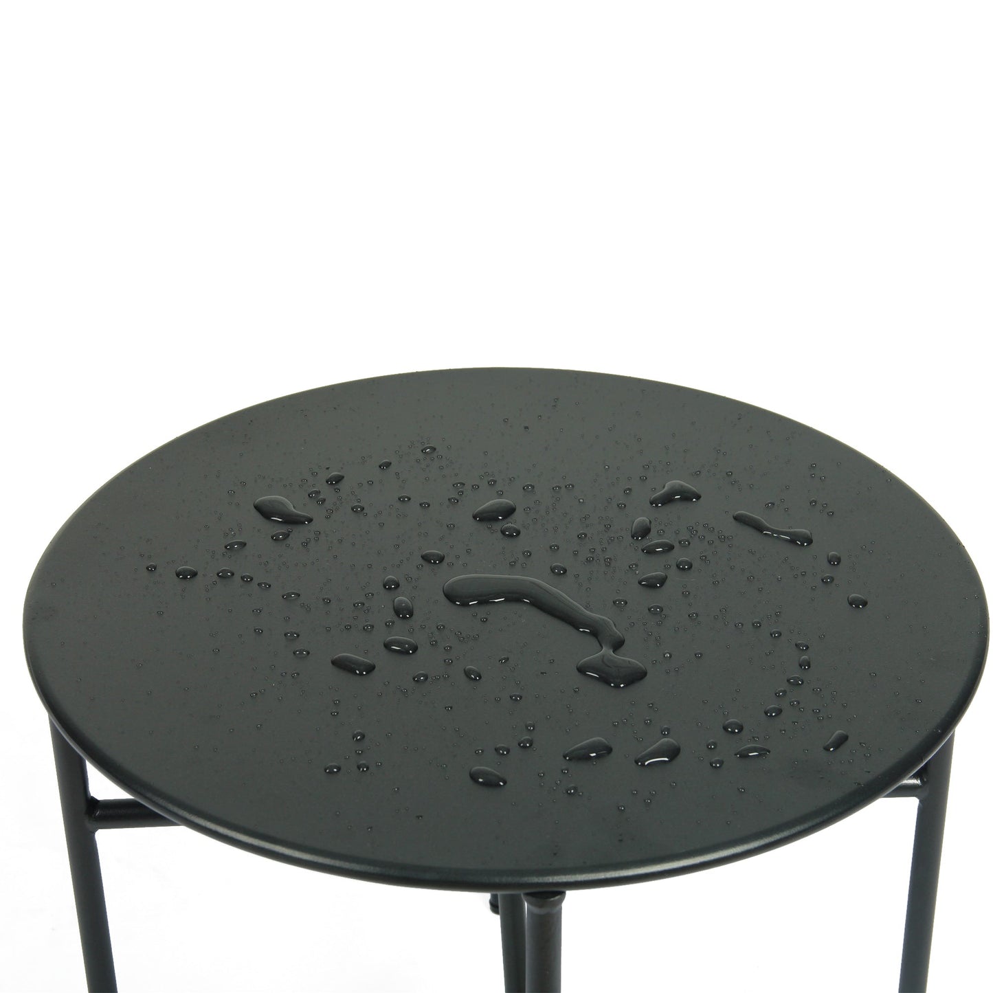 Crest Patio PE Wicker Egg Chair Model 3 with Cushion and Side Table