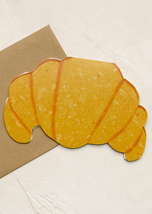 Croissant Diecut Card