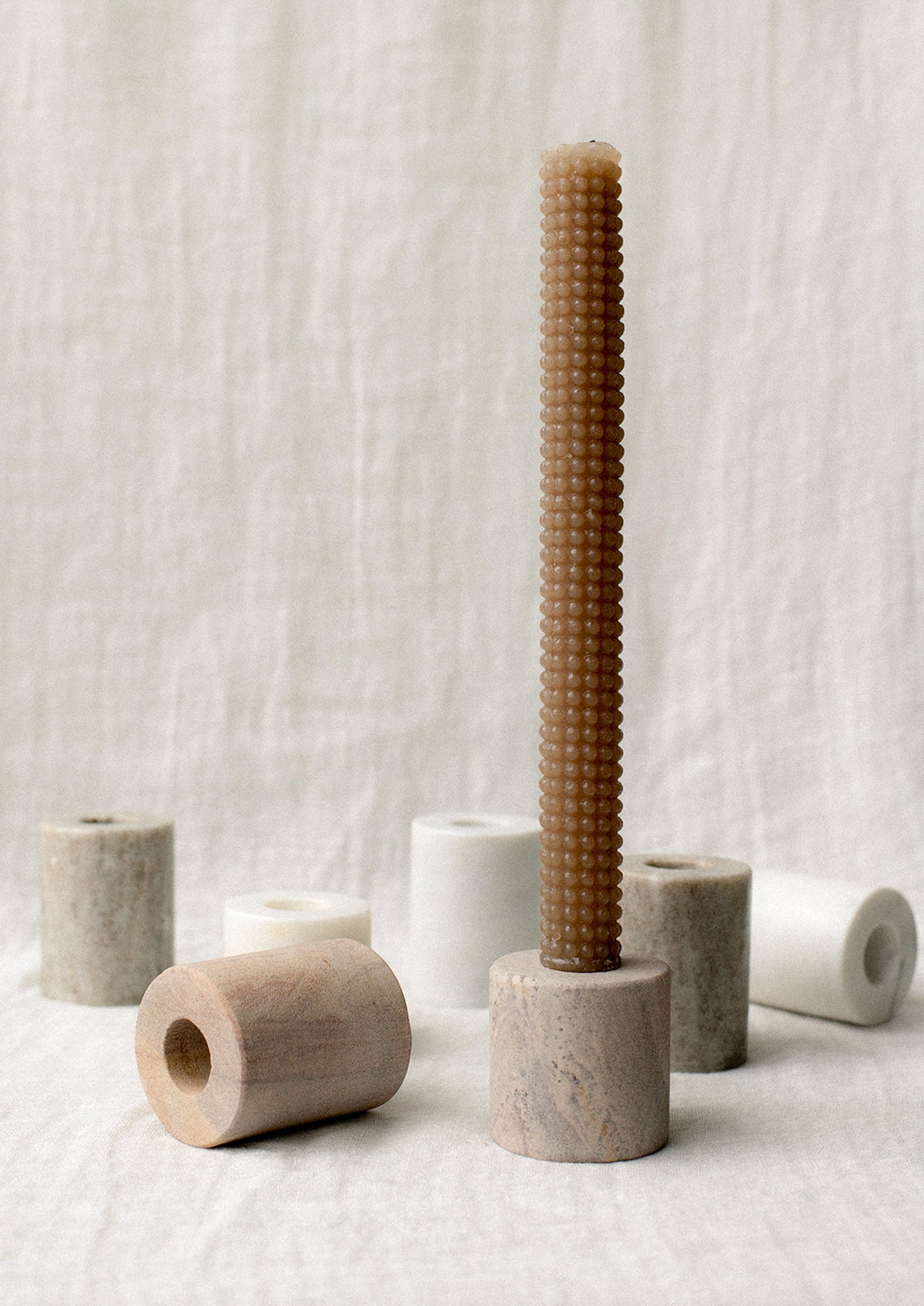 Cruces Stone Taper Holder