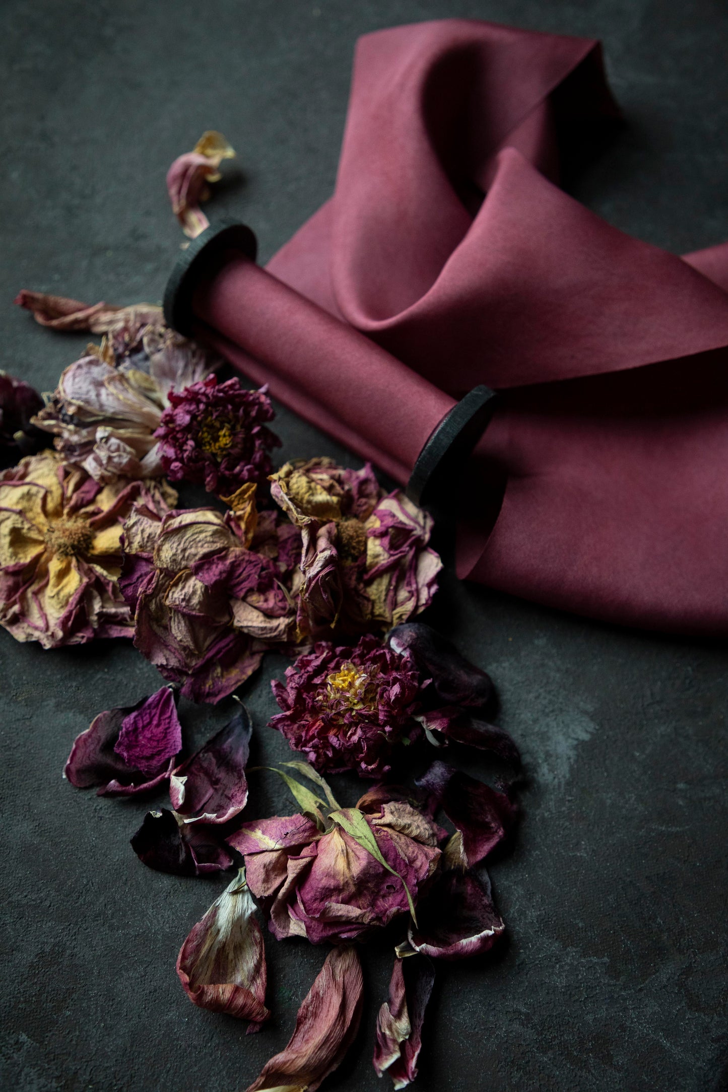 Crushed Berry Silk Ribbon