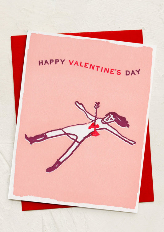 Cupid's Arrow Valentine's Day Card