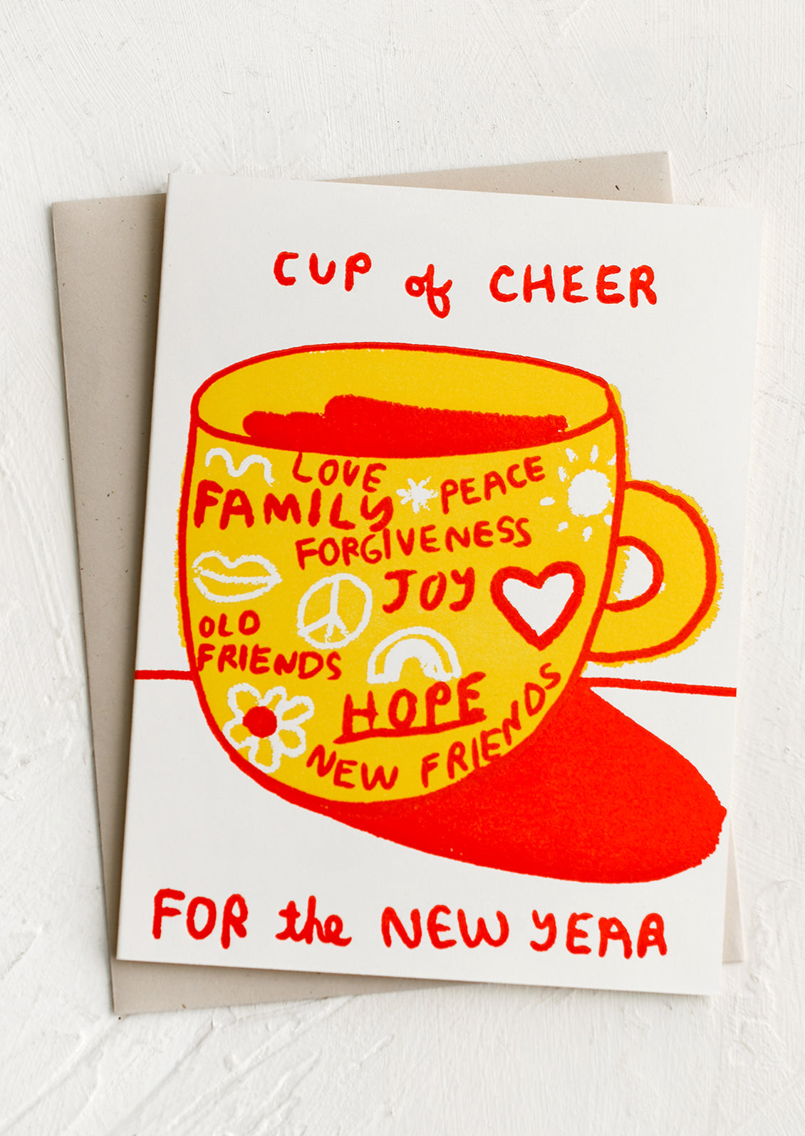 Cup Of Cheer New Year Card