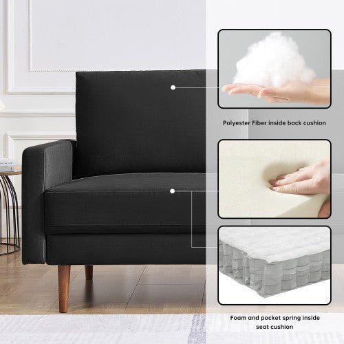 Cyn 57.1" Upholstered Sofa Couch
