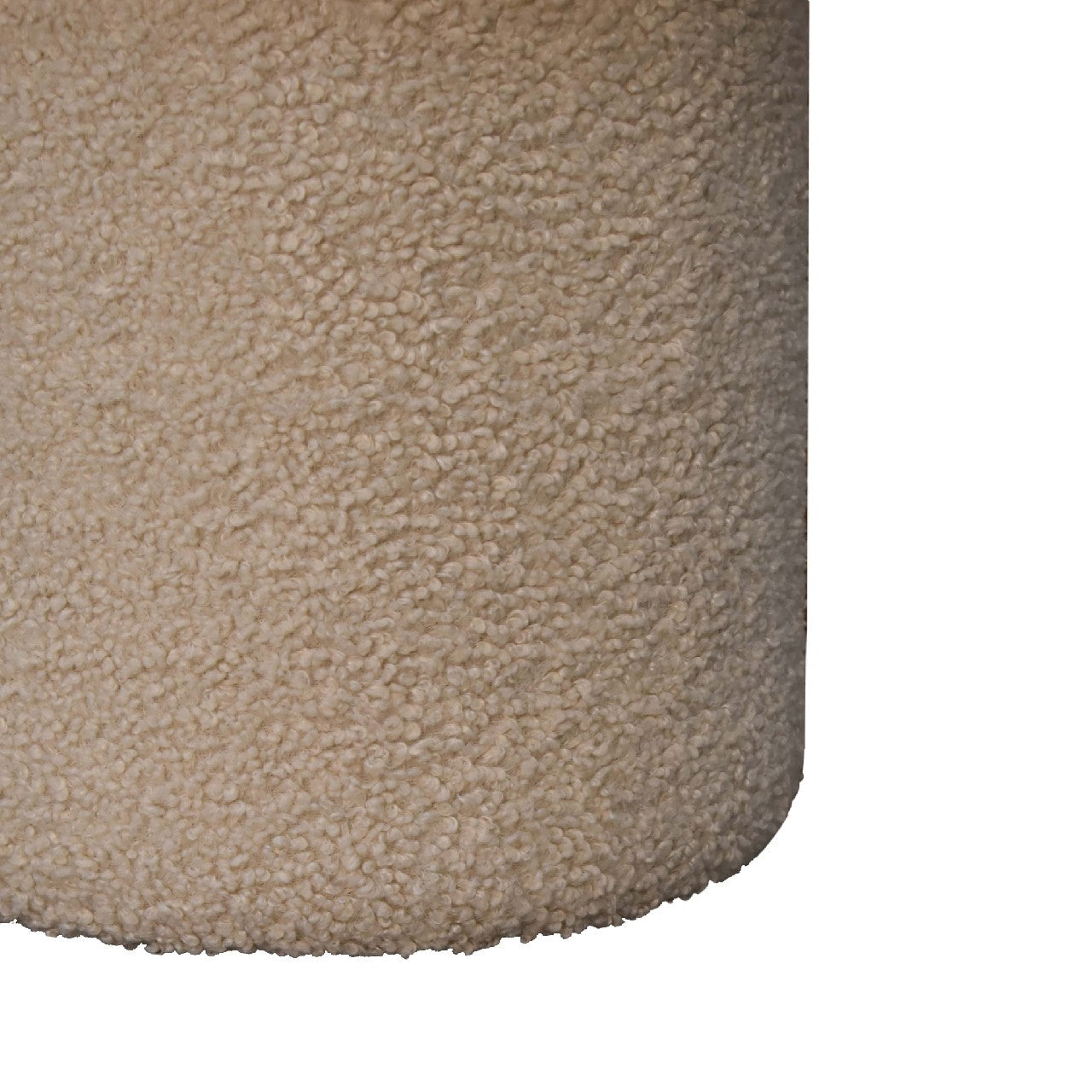 Mushroom Upholstered Footstool