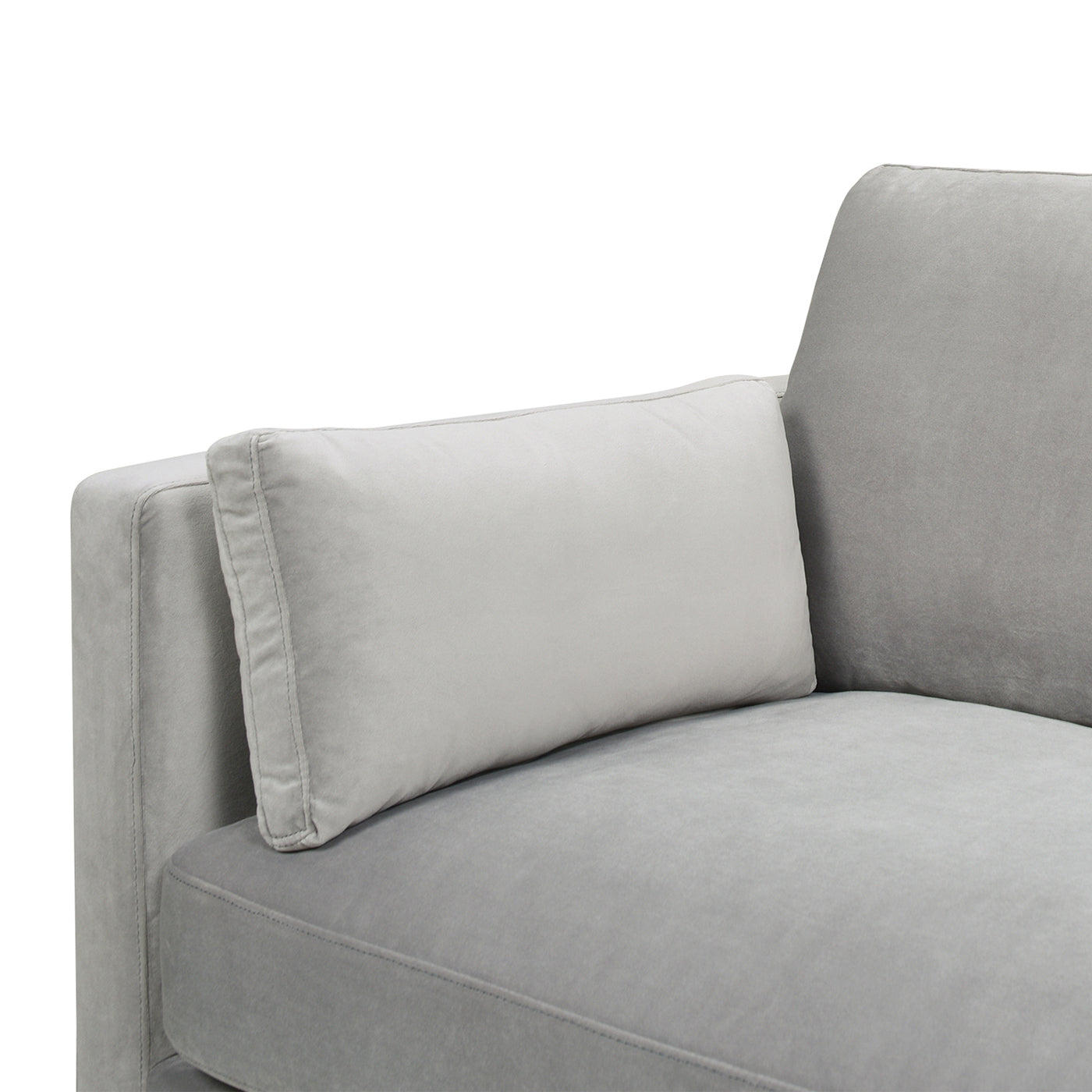 Crownedd 84" Upholstered Sofa with Square Track Arms