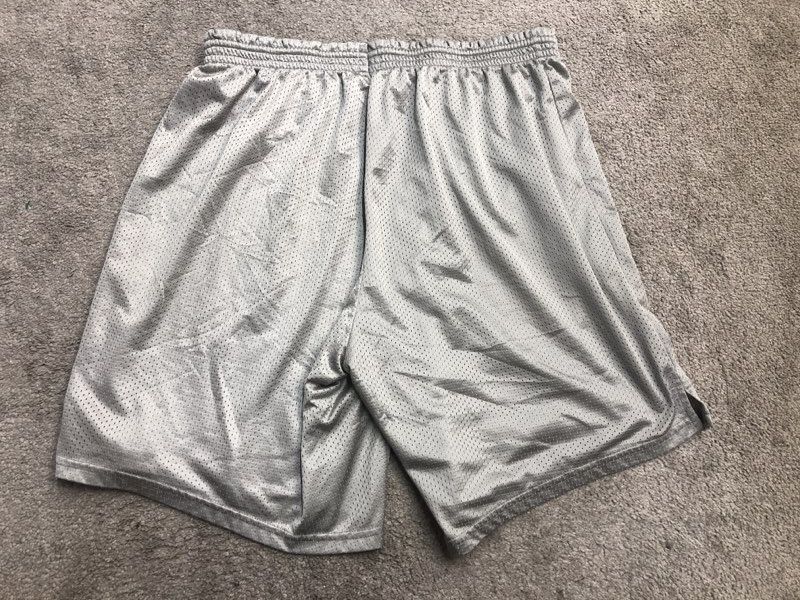 Champion Shorts Mens Large Gray Bermuda Activewear Running Training Sports Logo