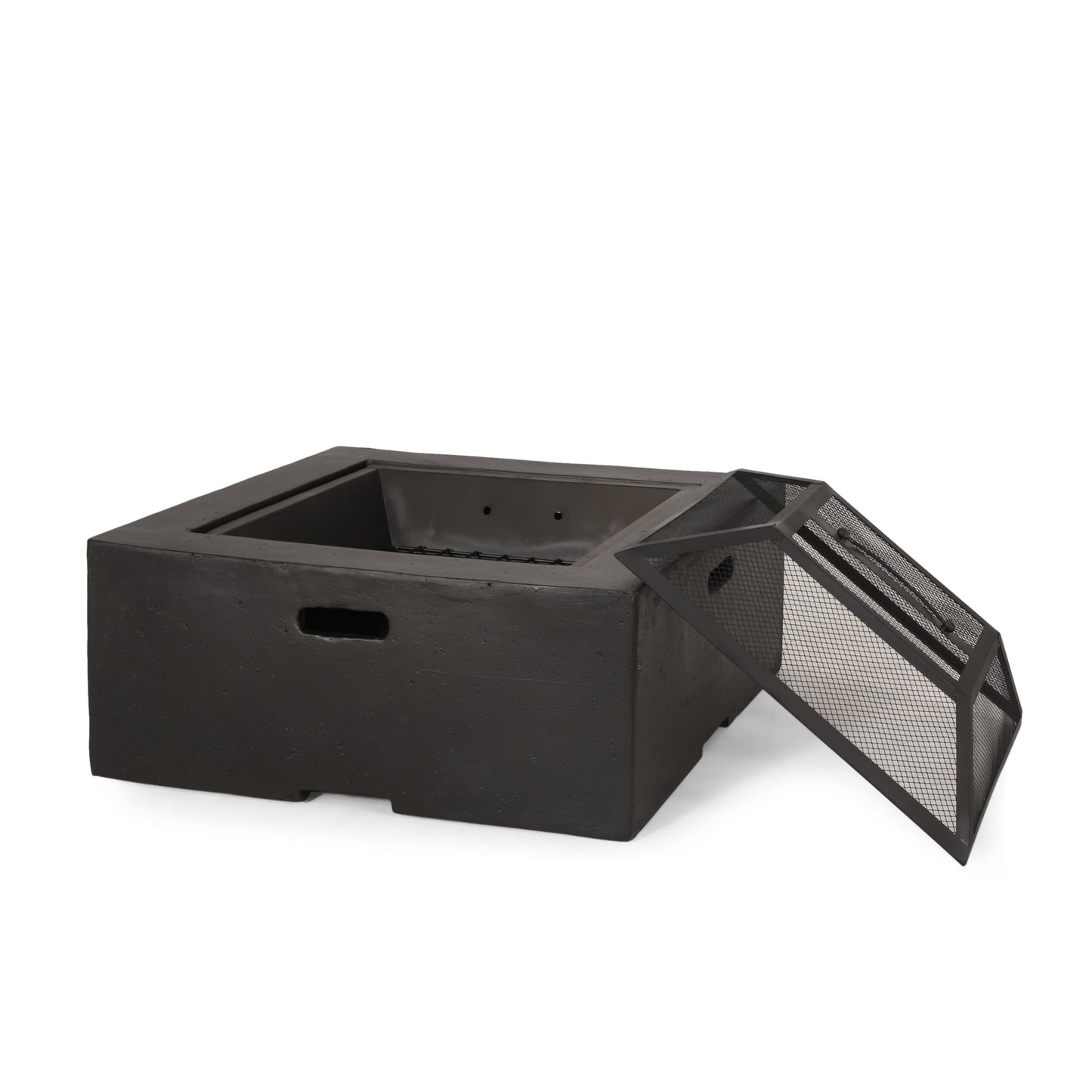 Outdoor Square Wood Burning Firepit