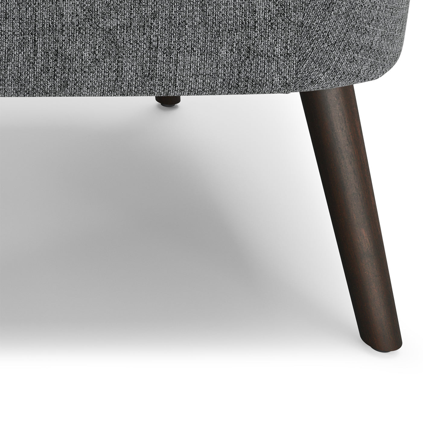 Divine Upholstered Accent Chair with Removable Cushioned Seat and Curved Back