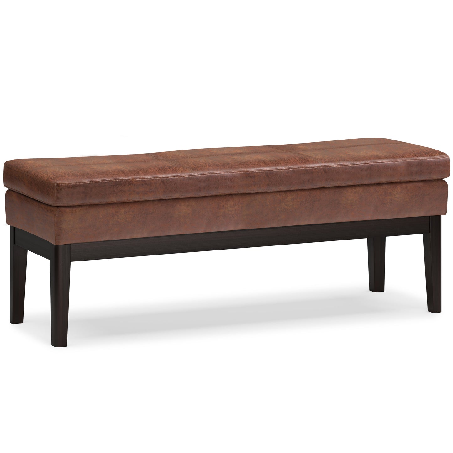 Nocturne 45.28" Ottoman Bench with Stitching Detail