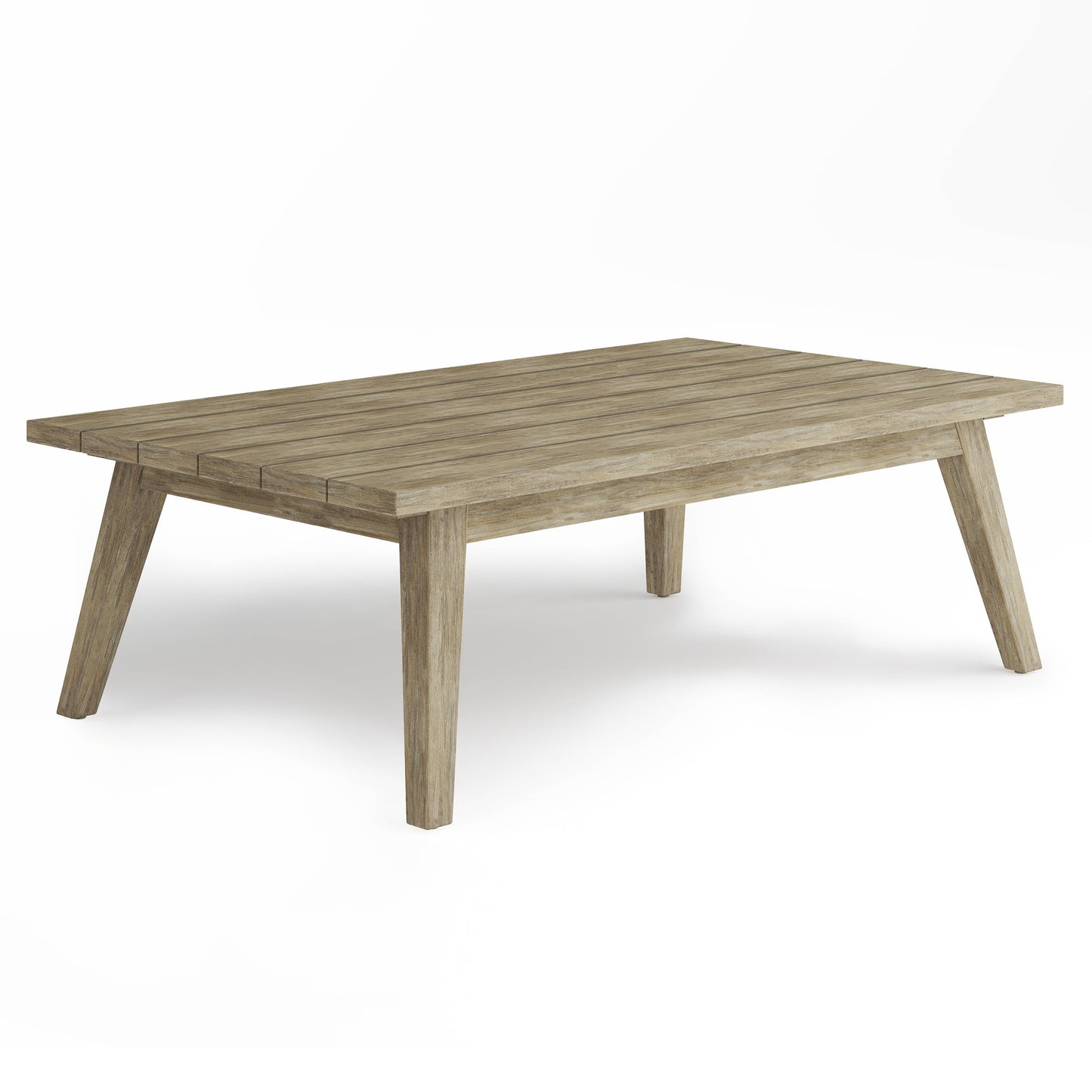 Outdoor Coffee Table with Slatted Top