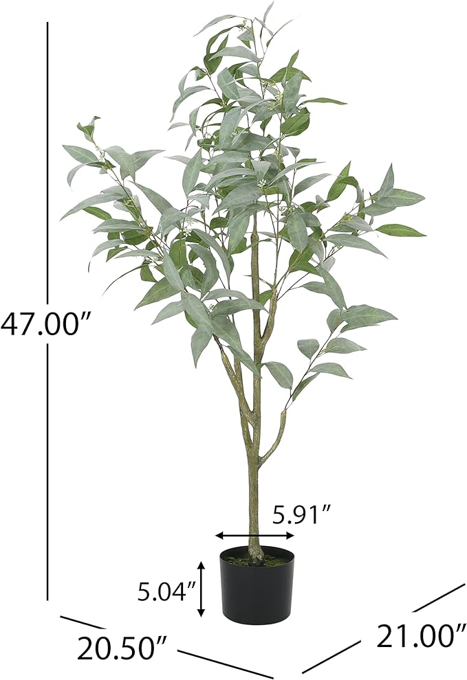 Versatile Artificial Eucalyptus Leaves Bonsai