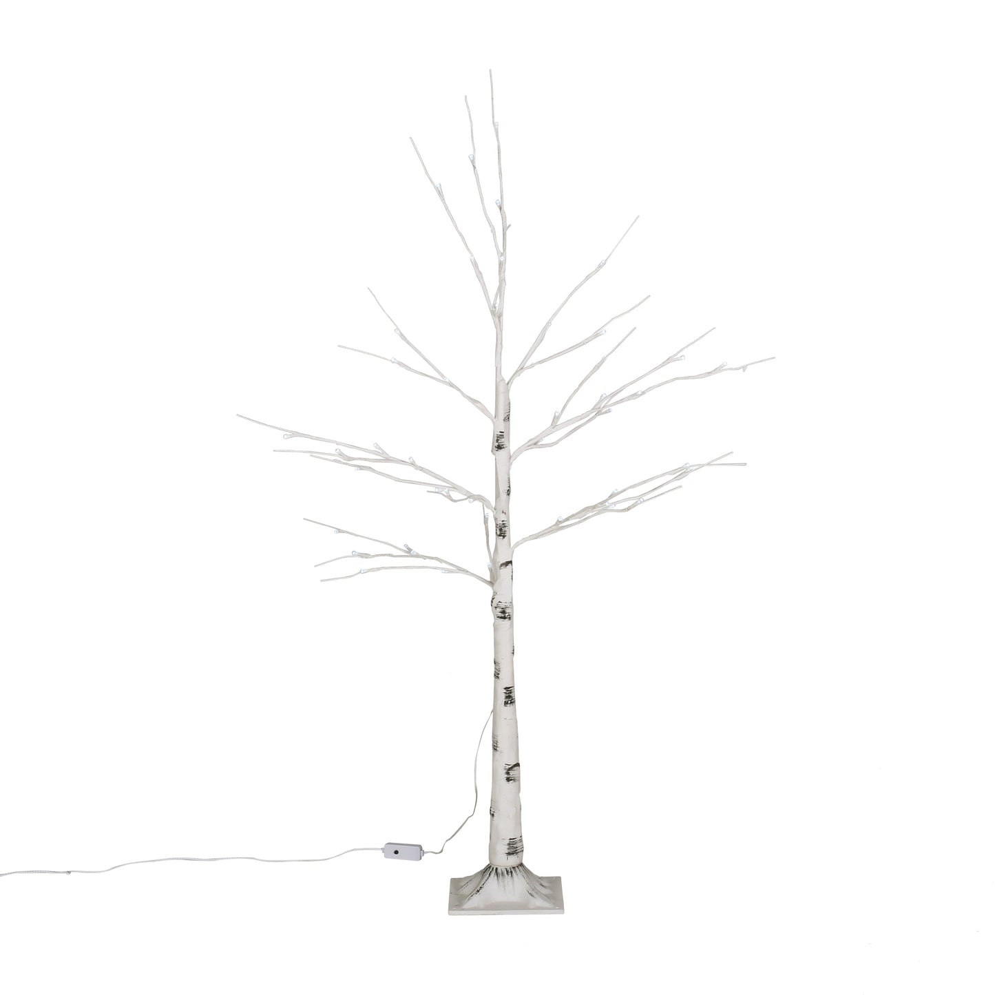 Clyne 4 ft Birch Tree with 48 LED Lights