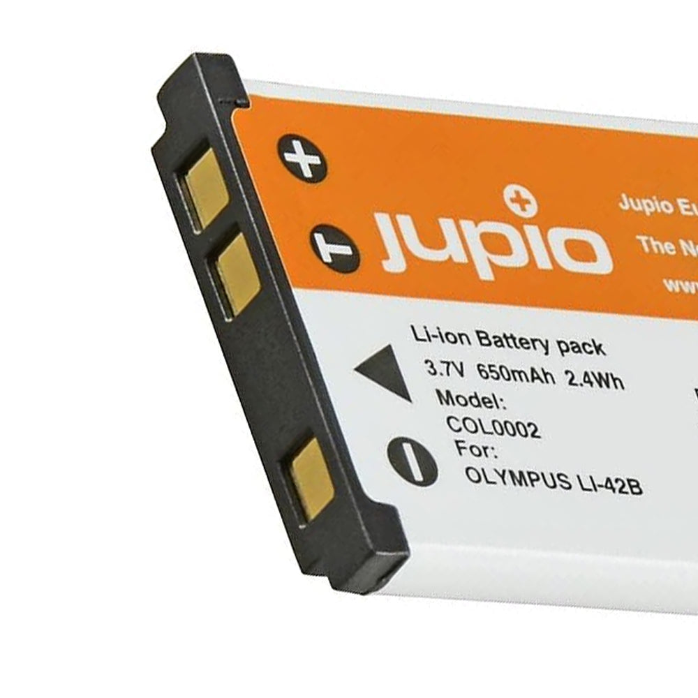 Jupio Li-Ion 3.7V 650mAh Rechargeable Battery For Olympus Li-40B/Li-42B Cam