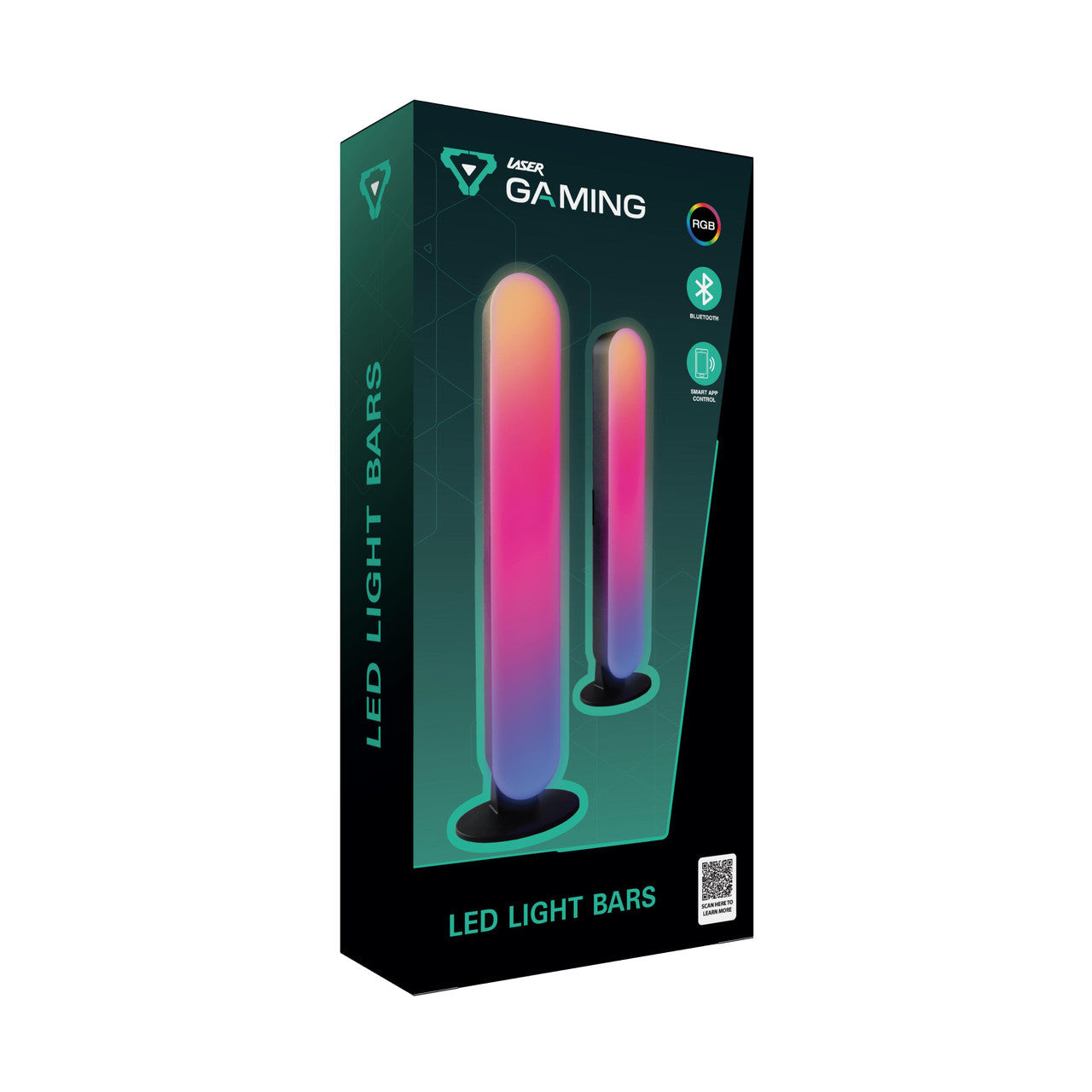 Laser Gaming RGB LED Desk Light (2 Pack)