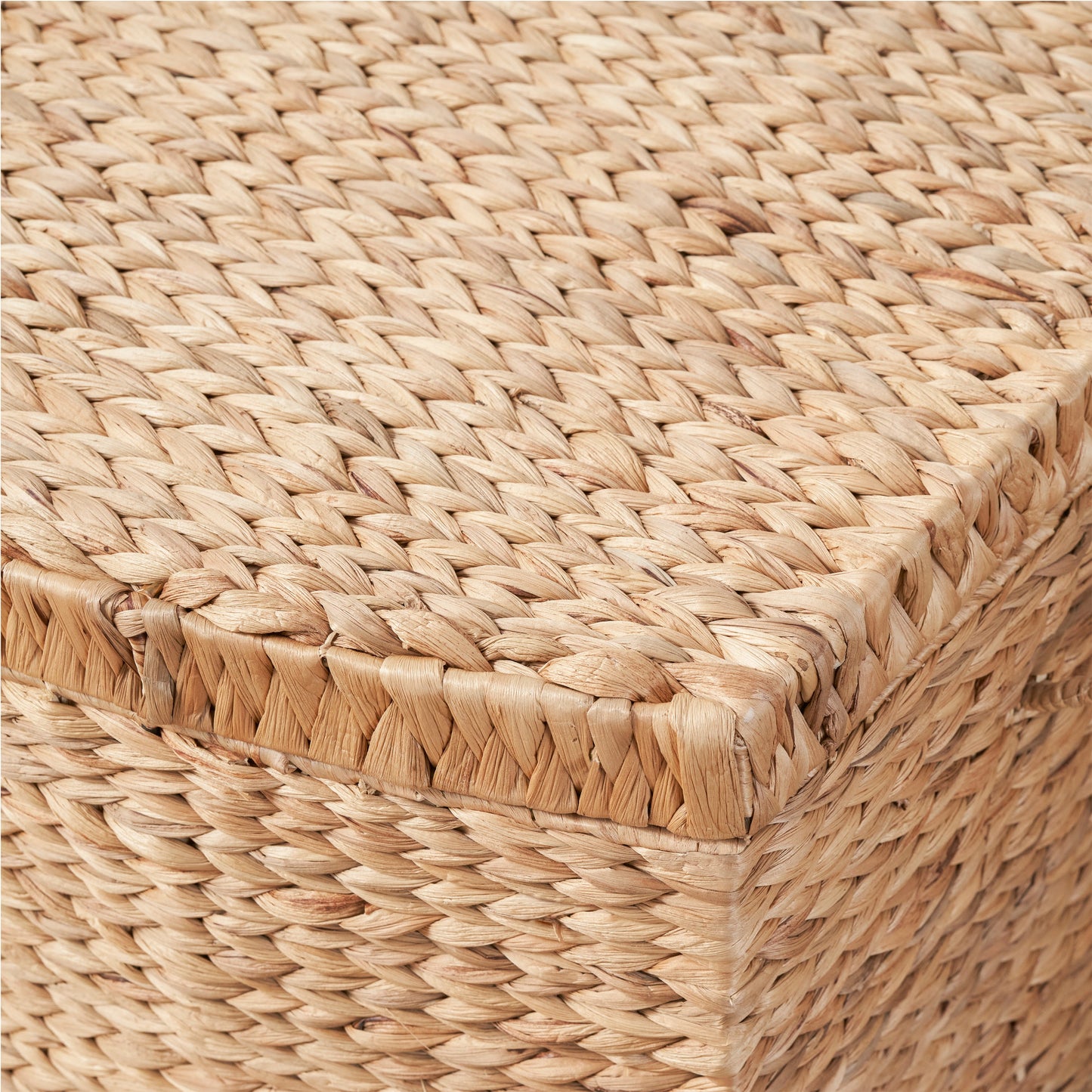 Woven Wicker Storage Basket with Handle