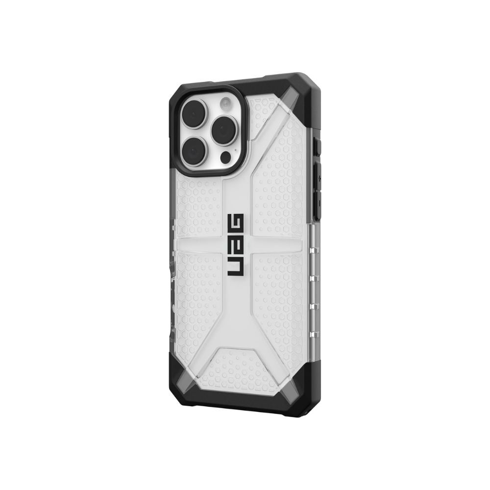 URBAN ARMOR GEAR Plasma Case for iPhone 16 Pro Max - Drop-Resistant, Wireless Charging (Clear)