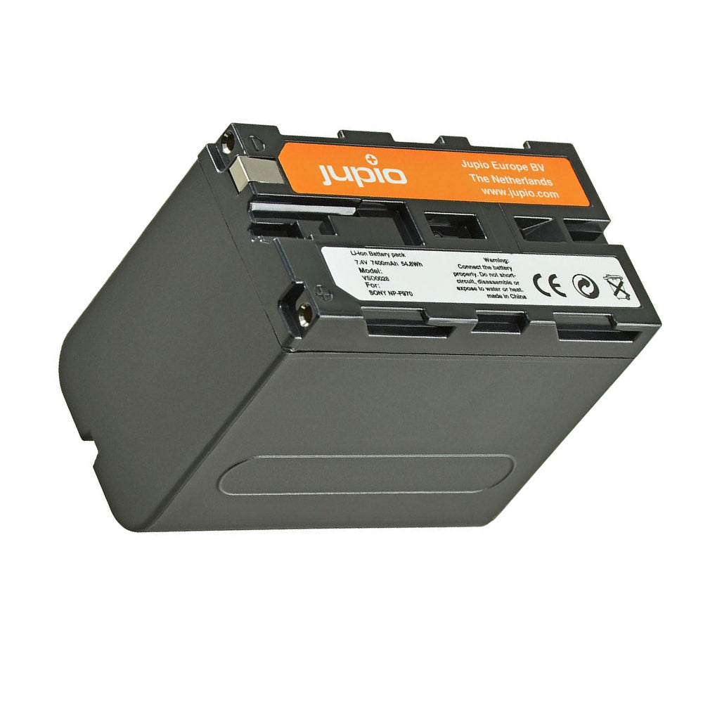 Jupio Li-Ion 7.4V 7400mAh Rechargeable Battery For Sony NP-F970 Camera