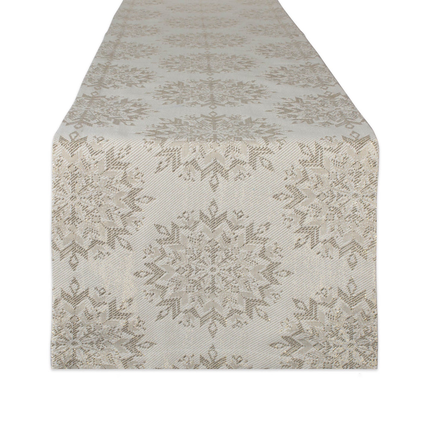 Winter Sparkle Jacquard Table Runner 14X72