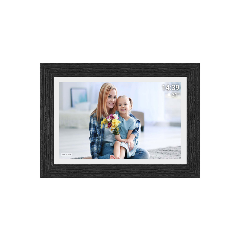 SOHO 10.1" Smart Digital Photo Frame HD 16:10 (1280 x 800) with Add-On Frame