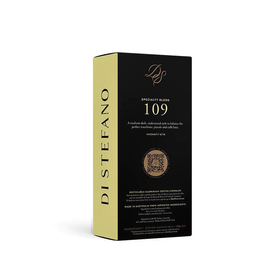Di Stefano 10 Pieces 54g Coffee Capsules/Pod Speciality Blend 109
