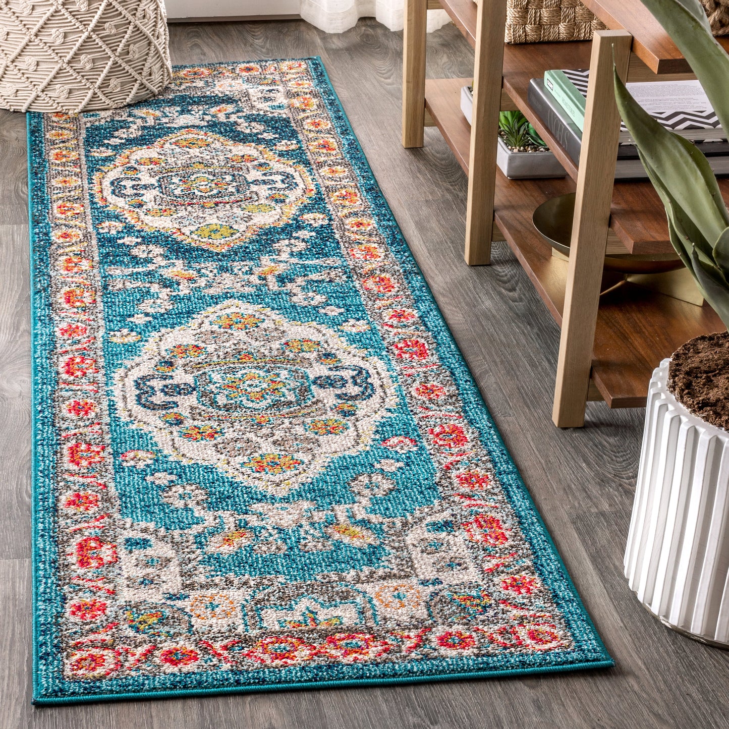 Bohemian FLAIR Boho Vintage Medallion Area Rug