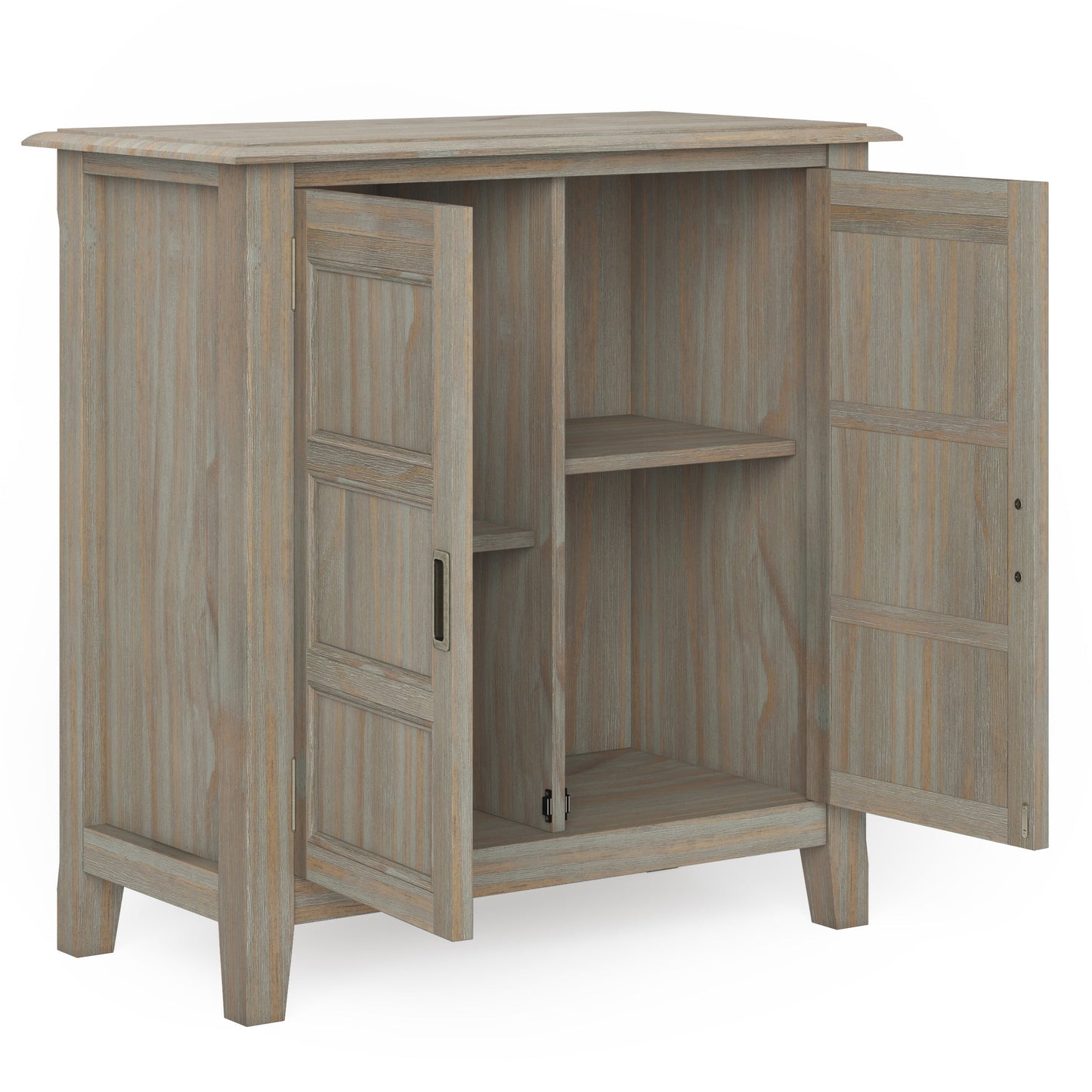 Fracture Storage Cabinet with 2 Doors and Tapered Legs