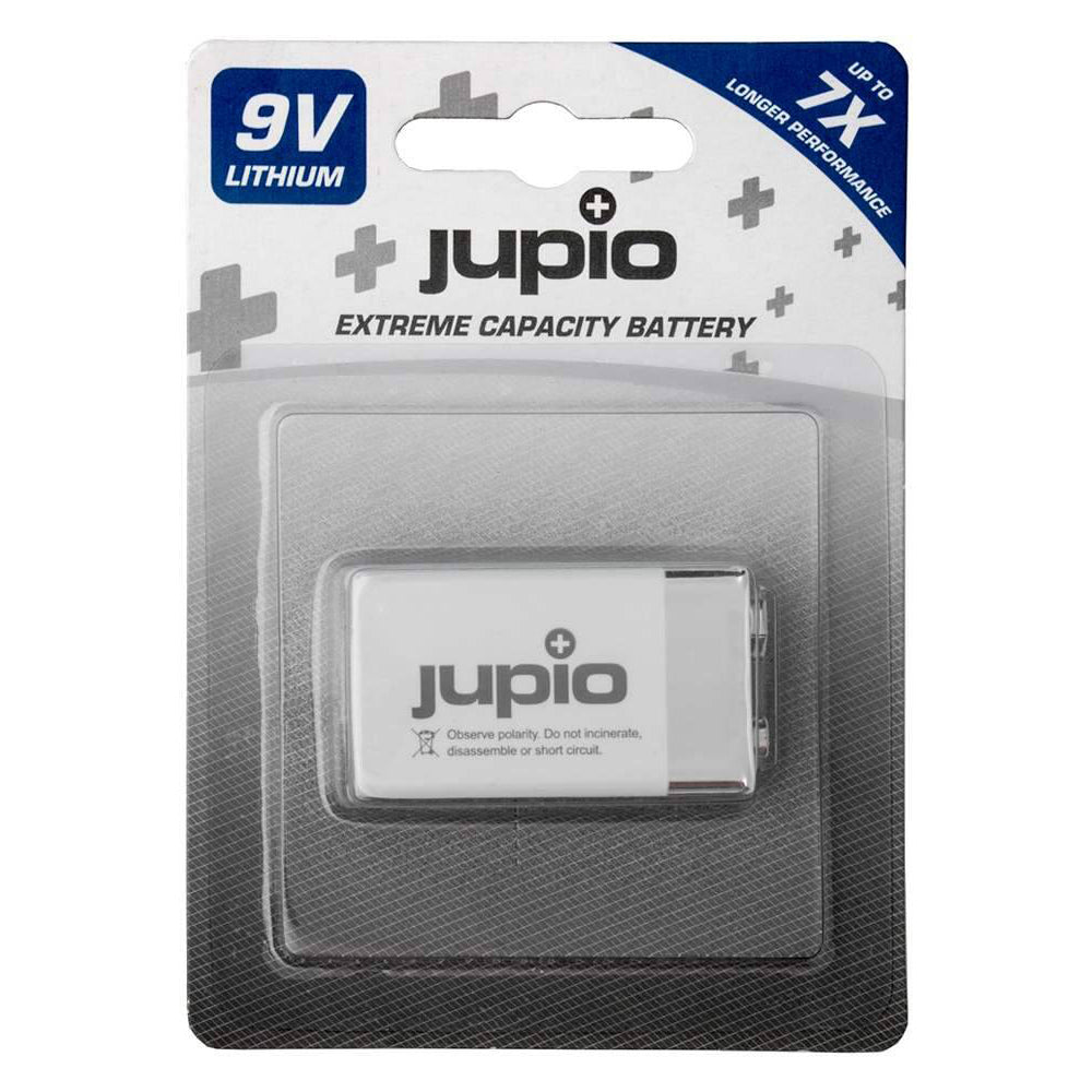 Jupio Non-Rechargeable Lithium Battery 9V VPE-10 - White/Grey