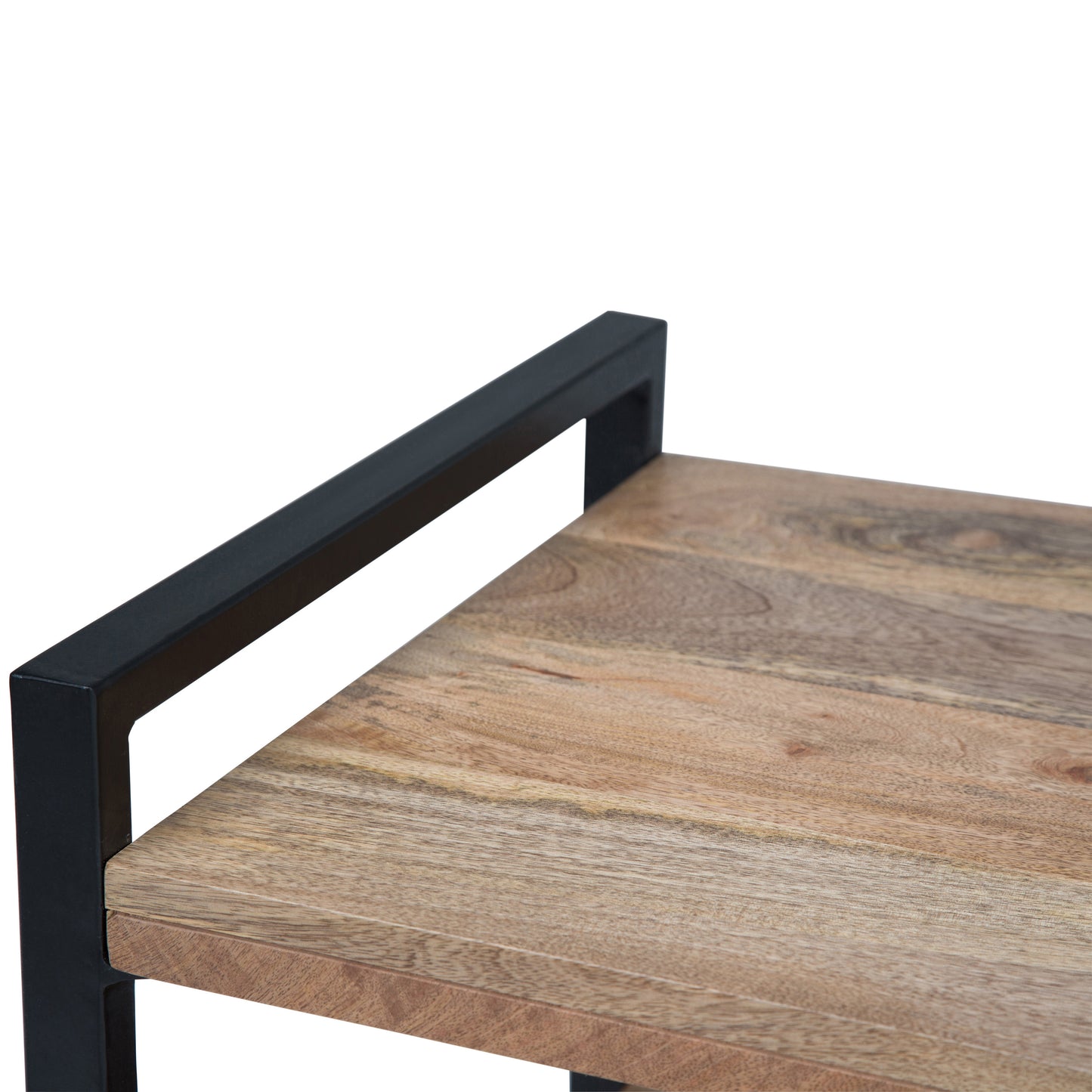 TV Stand for TVs Up To 65 Inches with Open Shelf, 2 Drawers and Metal Frame