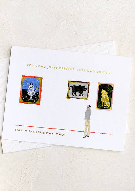 Dad Jokes Exhibit Card