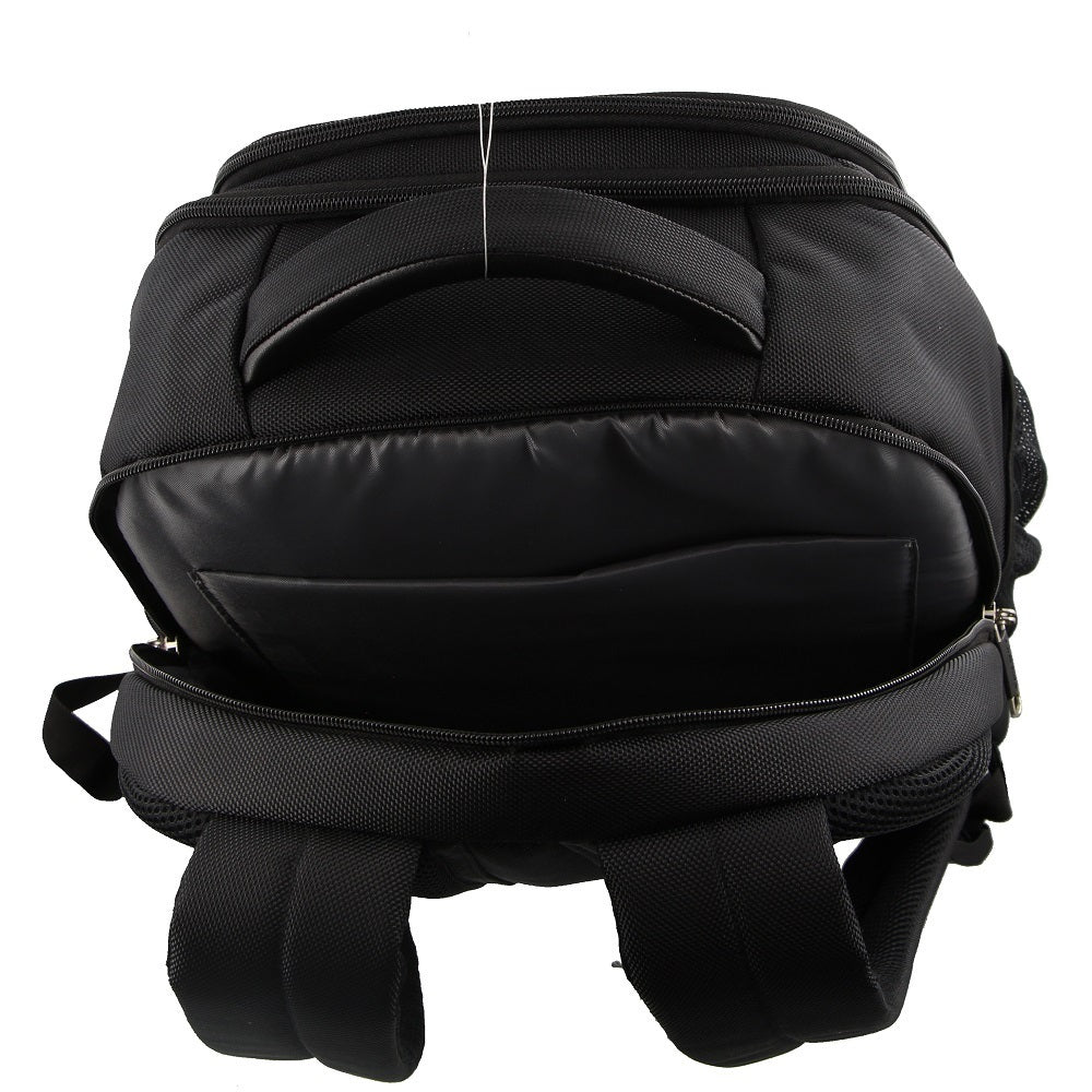 Pierre Cardin 30L 15" Laptop Backpack Travel Luggage RFID (Black)