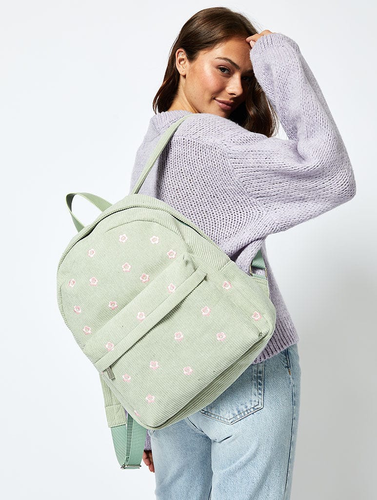 Daisy Repeat Backpack in Sage