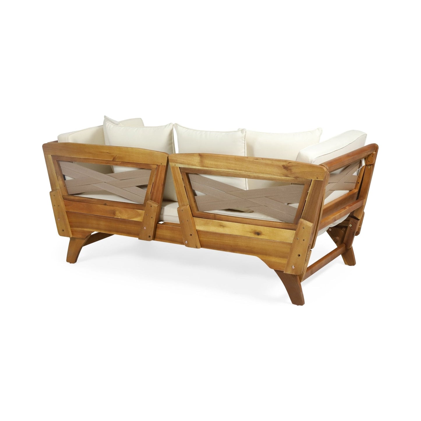 Day Bed with Expandable Seating and Water Resistance Cushion