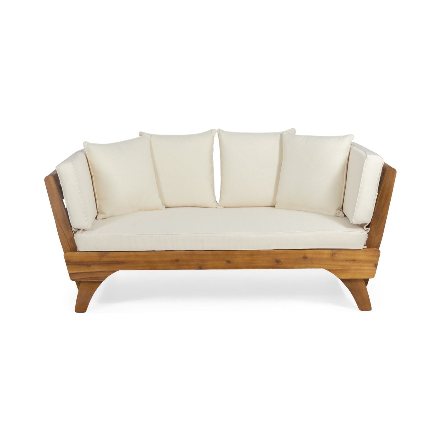 Day Bed with Expandable Seating and Water Resistance Cushion