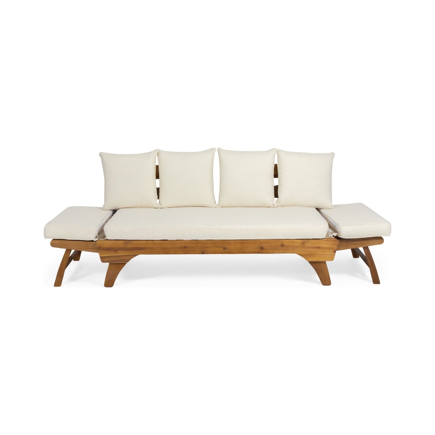 Day Bed with Expandable Seating and Water Resistance Cushion