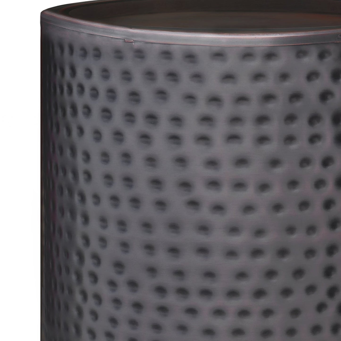 Hyperion Side Table with Round Cylinder Shape