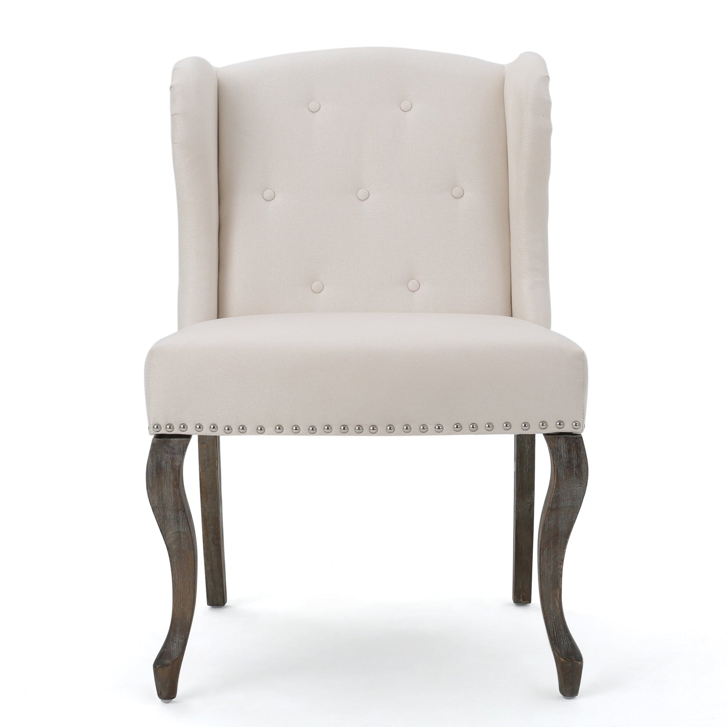 Valsa Upholstered Accent Chair with Nailhead Trim and Wing Back